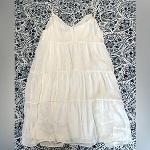 Naked Zebra White Sundress, size small